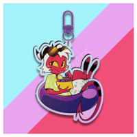 Image 1 of Grape Moxxie Keychain
