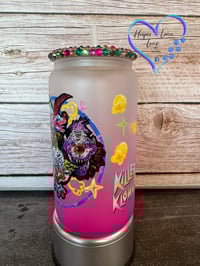 Image 4 of 16oz Killer Clowns Glass Can 
