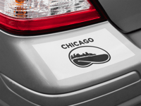 Image 5 of Chicago Bean Car Decal(1 or 2 pack)