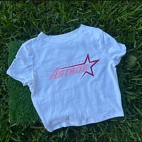 White Retro Baby Tee
