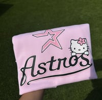 Pink Astros Hello Kitty Tshirt