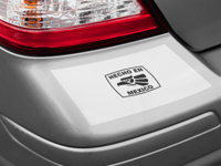 Image 1 of Hecho En Mexico Car Decals(1 or 2pack).