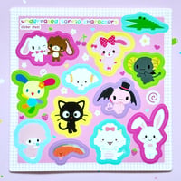 Underrated Sanrio Characters Mini Sticker Sheet