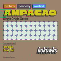 Image 1 of AMPACAO — SINGLE ORIGIN PEABERRY COFFEE from SAGADA (100g) **LIMITED SUPPLY**