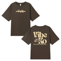 Image 1 of OVERSIZE TEE - CHOCOLATE