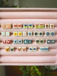 Image 3 of tile earrings