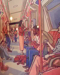 Image 2 of Overground (Riso Print)