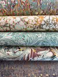 Image 1 of Marbled Paper Assorted Listing -  Sheets 37-40 (to purchase individually)