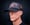 Image of Black baseball cap with printed logo