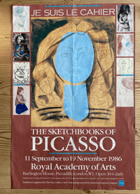 Vintage Picasso Poster Je Suis Le Cahier