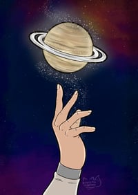 Original Art - "Can I tell you about Saturn?" - A5 Print