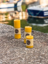 Image 2 of Large Beeswax Pillar Candle | 40 Hours