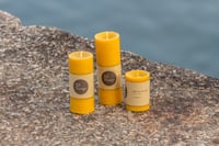 Image 5 of Medium Beeswax Pillar Candle | 30 Hours