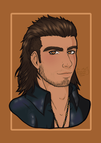 Image 3 of Final Fantasy XV - "Character Portaits" - A5 Print