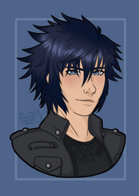 Image 1 of Final Fantasy XV - "Character Portaits" - A5 Print