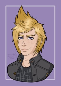 Image 4 of Final Fantasy XV - "Character Portaits" - A5 Print