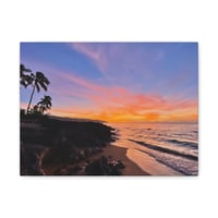 Image 3 of Hale'iwa Sunset Canvas Print