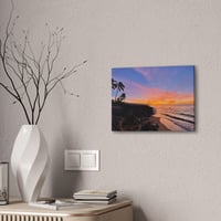 Image 2 of Hale'iwa Sunset Canvas Print