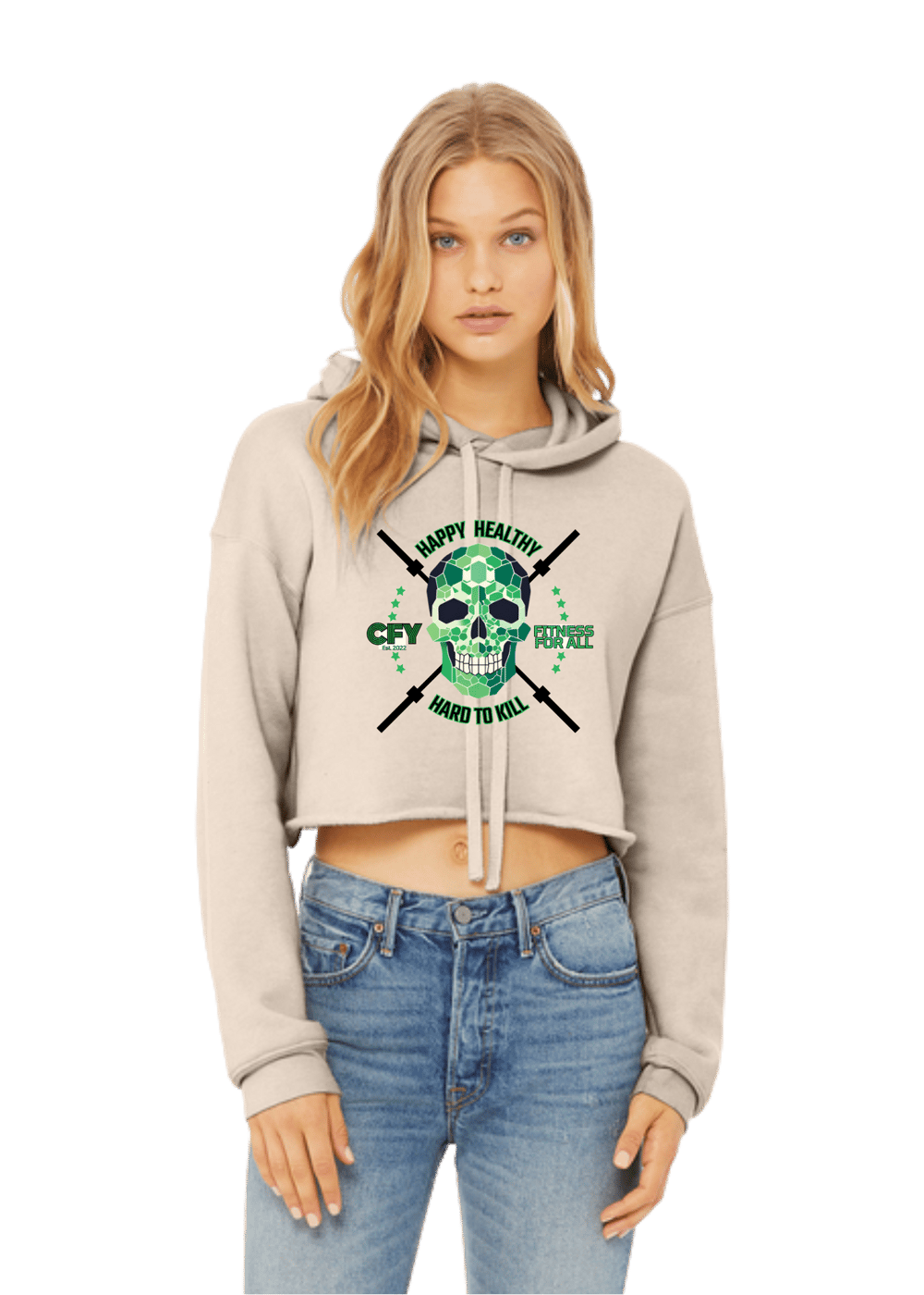 Hard To Kill - Crop Hoodie - Summer/Fall 2025