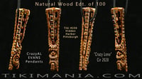 Image 4 of CrazyAL Tiki #250 - Crazy Lono Pendant the ORANGE one of one artist proofs