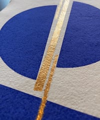 Image 2 of Screen printed and gold leafed print - Edition of 4