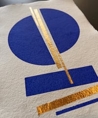 Image 4 of Screen printed and gold leafed print - Edition of 4