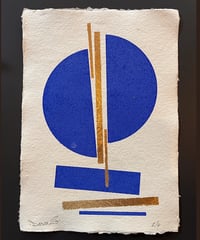 Image 5 of Screen printed and gold leafed print - Edition of 4