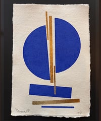 Image 6 of Screen printed and gold leafed print - Edition of 4