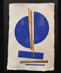 Image 7 of Screen printed and gold leafed print - Edition of 4