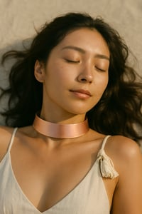 Image 7 of The Luxe Illusion Choker – Vegan Leather Statement Necklace |More Colors Available 🎨