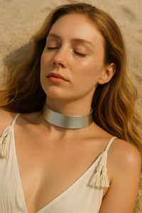Image 5 of The Luxe Illusion Choker – Vegan Leather Statement Necklace |More Colors Available 🎨
