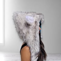 Image 5 of White Husky Bolli Bear Hood