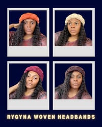 Image 4 of WOVEN HEADBAND (BROWN)