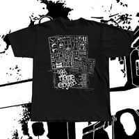 Image 1 of GUNPLA SHIRT (WHITE ON BLACK) PRE-ORDER