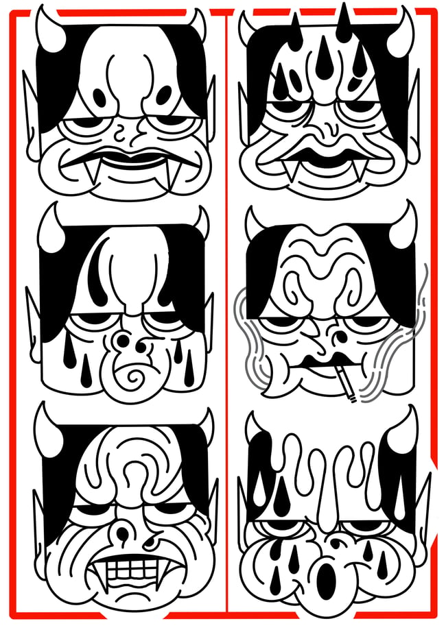 Devils Tattoo Flash