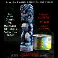 Image 3 of Tiki Chess Collection Artist's  Proofs One of a Kind Ku