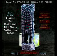 Image 4 of Tiki Chess Collection Artist's  Proofs One of a Kind Ku