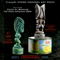 Image 2 of Tiki Chess Collection Artist's Proofs One of a Kind Ku Rook