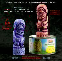 Image 1 of Tiki Chess Collection Artist's Proofs One of a Kind Cook Island Tangaroa 