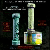 Image 1 of Tiki Chess Collection Artist's Proofs One of a Kind Mai Tiki