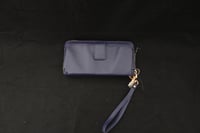 Image 3 of Badgley Mischka Long Wallet with Phone Pocket - blue