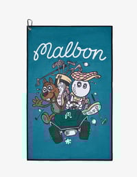 MALBON TWO MAN SCRAMBLE GOLF TOWEL [2025]