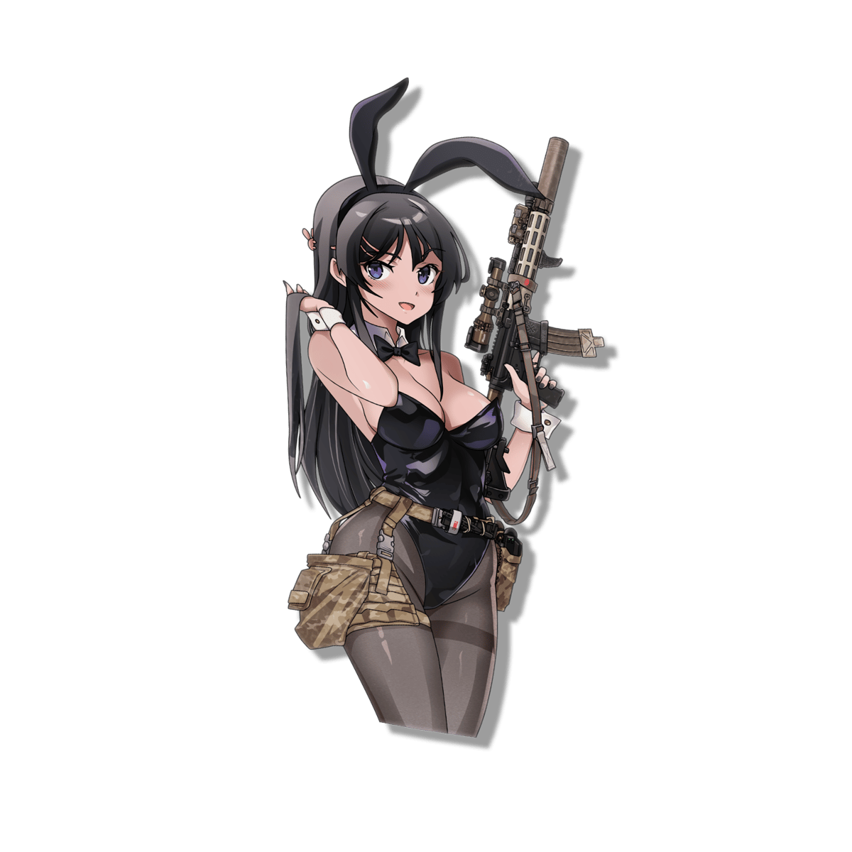 Image of Tactical Bunny Senpai Sticker