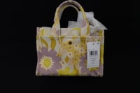 Image 4 of COACH Mini Cargo 20 Canvas Pink Multi Floral Print Tote Bag 