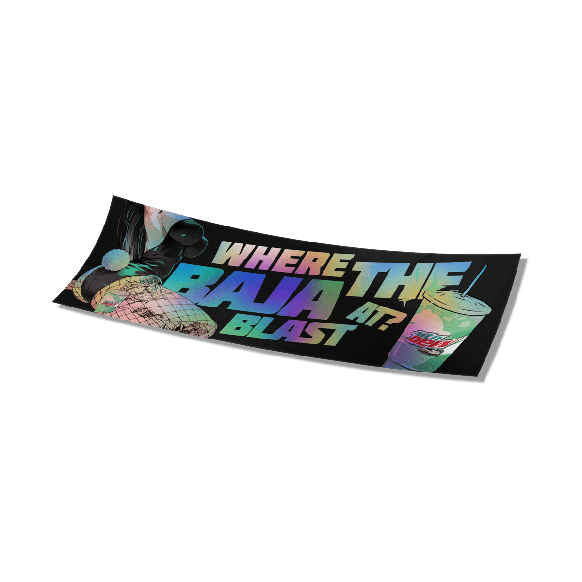 Image of Where The Baja Blast At? Sticker