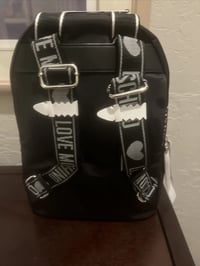 Image 2 of Moschino Women's Black BORSA nylon Backpack 