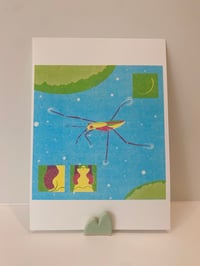 Image 1 of Water Glider Risograph Print
