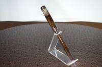 Image 5 of Rhodium Letter Opener, Turkey Feathers in Resin, Majestic Squire Style, #0311