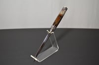 Image 8 of Rhodium Letter Opener, Turkey Feathers in Resin, Majestic Squire Style, #0311