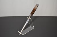 Image 9 of Rhodium Letter Opener, Turkey Feathers in Resin, Majestic Squire Style, #0311
